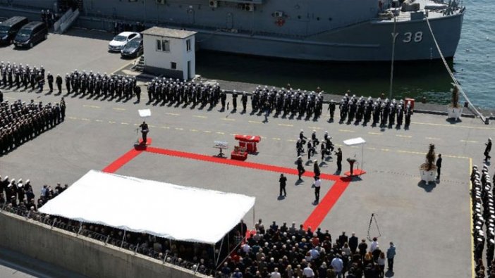 Özden Örnek’e Kuzey Deniz Saha Komutanlığı’nda tören