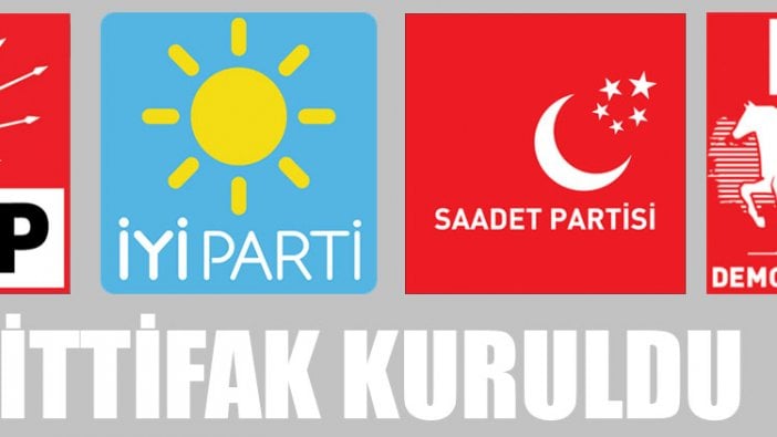 CHP, İYİ Parti, SP ve DP’den ittifak açıklaması