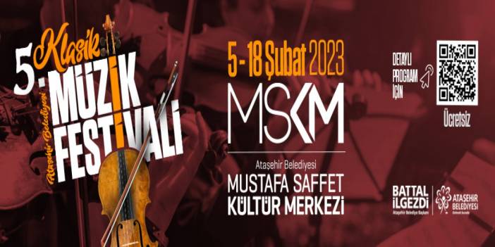 Ataşehir Belediyesi 5. klasik müzik festivali başlıyor!