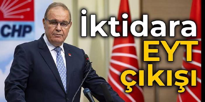 CHP'li Öztrak'tan iktidara EYT çıkışı: Emeklilikte prime takılanlar mağduru yaratmayın