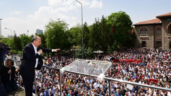 Muharrem İnce 1. Meclis'in önünde binlerce kişiye seslendi