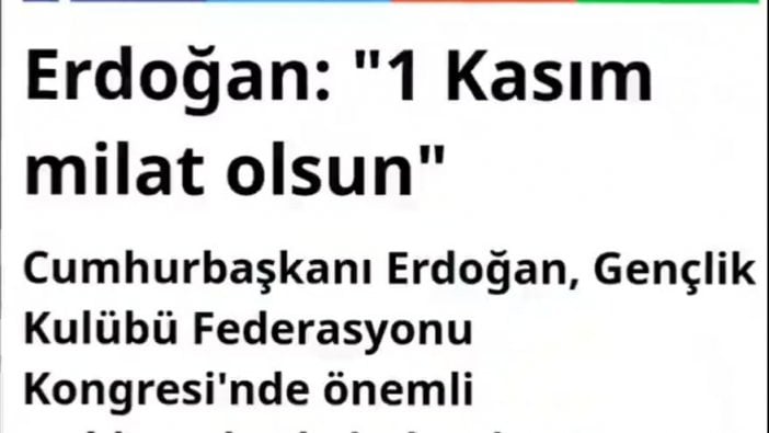 Sosyal medya Erdoğan'ın bu sözünü konuşuyor