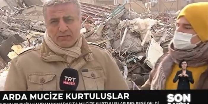 TRT canlı yayınında sansür: Depremzede isyan edince yayın kesildi