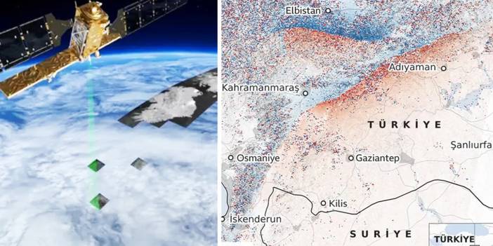 Depremlerinin yol açtığı yer hareketleri uzaydan haritalandırıldı! En şok edici şey...