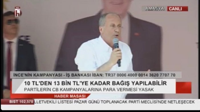 Muharrem İnce: O kanalların önünde miting yapacağım