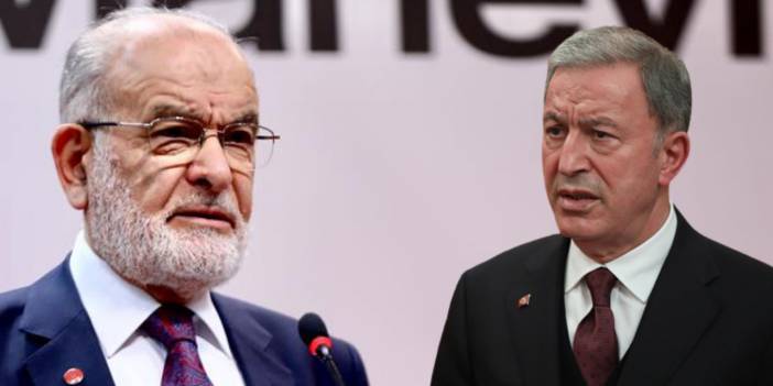 Bakan Akar, Saadet Partisi Genel Başkanı Karamollaoğlu ile görüştü