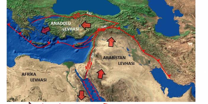 Arap levhası nedir? Arap levhasında hangi ülkeler bulunuyor? Arap levhası deprem, Arap levhası anlamı...