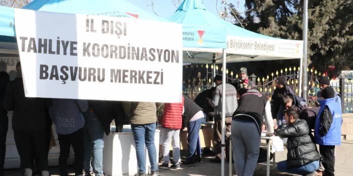 Maraş'tan 122 bin kişi tahliye edildi