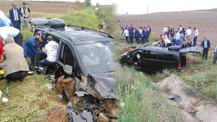 İYİ Partililer, Ankara yolunda kaza geçirdi: 7 yaralı