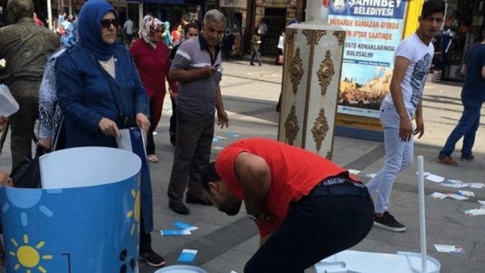 Gaziantep’te İYİ Parti standına saldırı