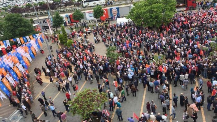 AKP'nin Giresun mitingi fiyaskoyla sonuçlandı