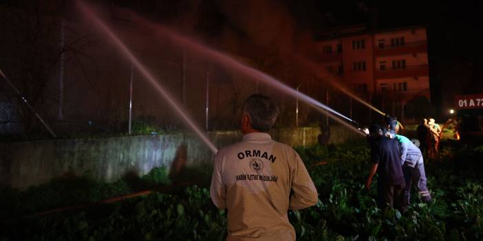 Antakya'da soğuk hava deposunda yangın