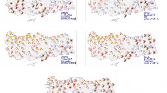 Meteoroloji 5 ili uyardı! Kuvvetli sağanak vuracak