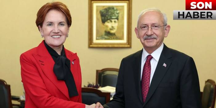 Kılıçdaroğlu ve Akşener kurmaylarıyla bir araya geldi.