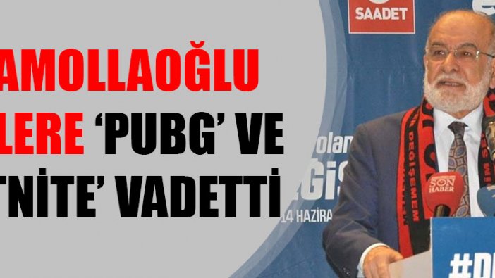 Temel Karamollaoğlu gençlere ‘PUBG’ ve ‘FORTNİTE’ vadetti