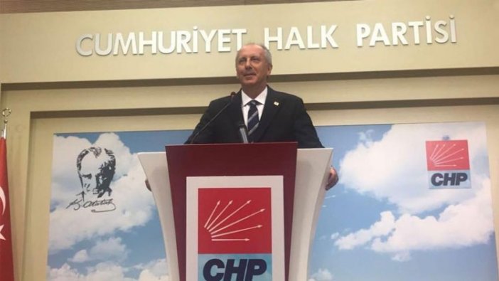 Muharrem İnce: Bana önümüzden yürü derlerse yürürüm