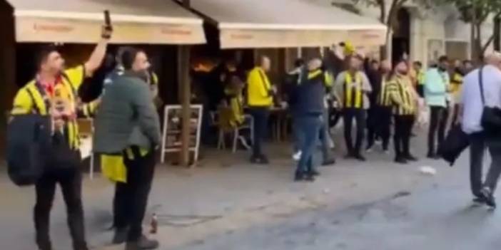 Fenerbahçe taraftarlarından Sevilla’da 'hükümet istifa' sloganı