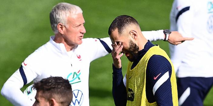 Benzema'dan teknik direktörüne: Sen harika bir yalancısın