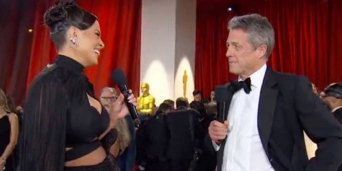 Oscar'da yeni bir tokat vakası! Hugh Grant, Ashley Graham'ı öyle bir bozdu ki... Tuhaf anlar gündem oldu