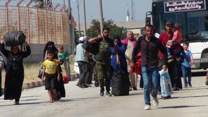 Bayram ziyaretine giden 22 bin 700 Suriyeli döndü