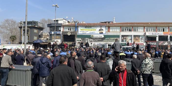 İBB zabıtaları ile Üsküdar zabıtaları karşı karşıya geldi
