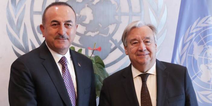 Bakan Çavuşoğlu, Guterres ile görüştü