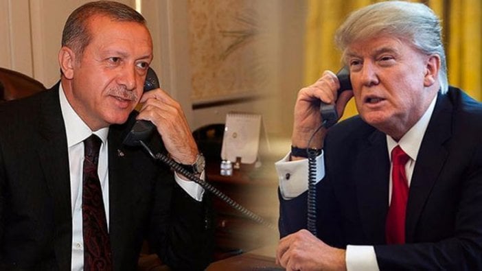 Erdoğan, Trump ile görüştü