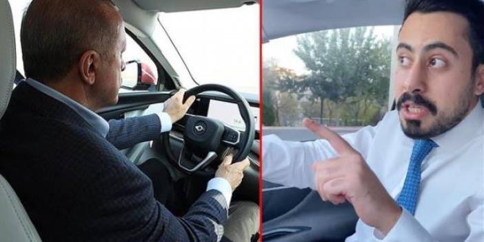 Sosyal medya fenomeni, Erdoğan çiftinin TOGG diyaloğunu taklit etti: O nasıl müzik açmak ya!