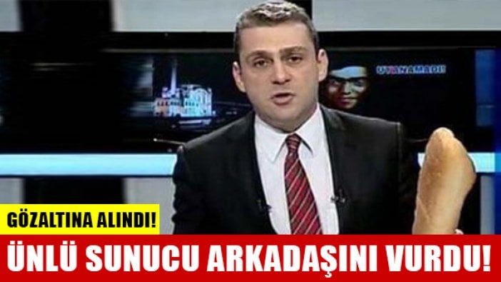 Flash TV'nin gece haberlerini sunan ünlü spikeri Gökhan Taşkın, arkadaşını vurdu