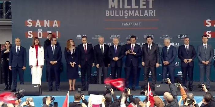 Millet İttifakı Çanakkale'de halkla buluştu