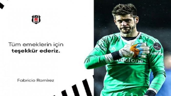 Beşiktaş’tan Fabri’ye teşekkür