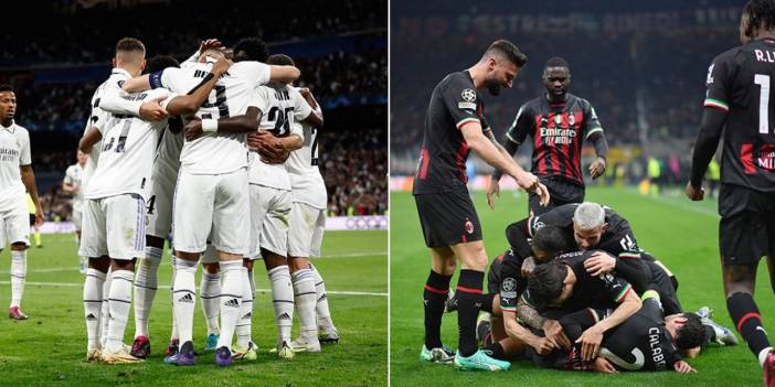 Şampiyonlar Ligi'nde gecenin sonuçları: Milan ve Real Madrid avantajı kaptı