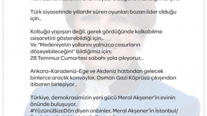 İYİ Parti Akşener’i ikna için yola çıkıyor