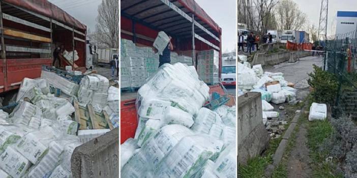3 gün bekletilen TIR şoförü yükünü yola döktü