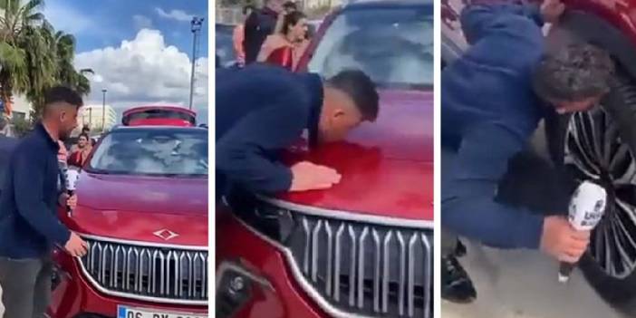 Muhabir, Togg'un her yerini öptü