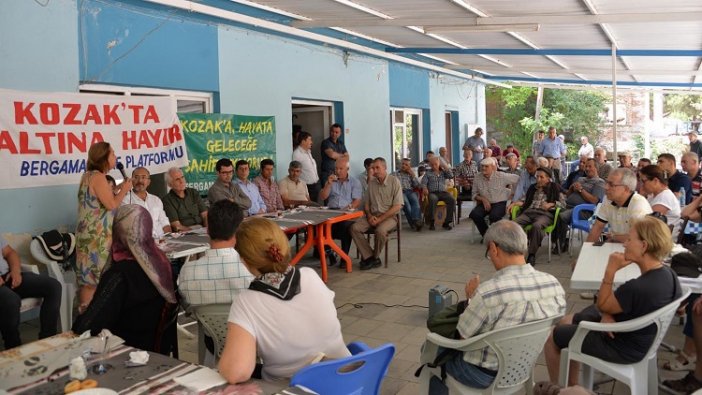 Altın madenine karşı destek için milletvekillerini bölgeye çağırıyorlar