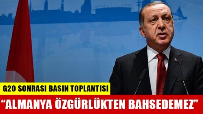 Cumhurbaşkanı Erdoğan'dan G20 sonrası önemli açıklamalar