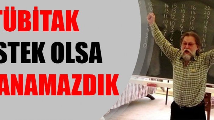 Ali Nesin: TÜBİTAK destek olsa kazanamazdık