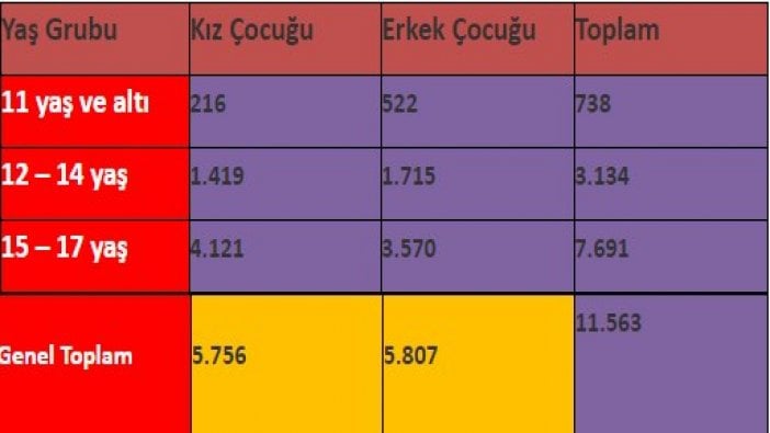 2017'de 11 bin 563 çocuk kayboldu