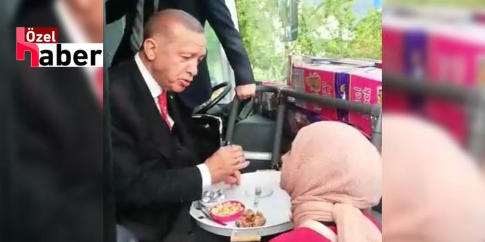 Midesinden hastalanan Erdoğan’a baklava ikram eden kadını bulduk