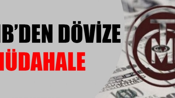 Merkez Bankası'ndan dövize müdahale