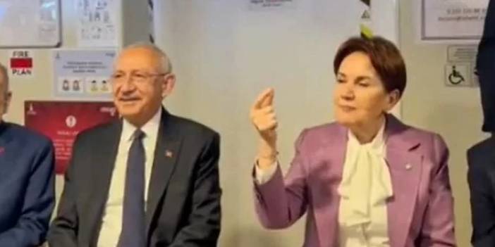 Gençler Akşener'e 'Kore kalbi' yapmayı gösterdi; "Oğlum ne halden ne hale koydunuz bizi"