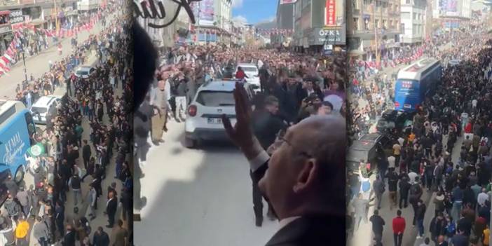 SEÇİM 2023 | Van'da Tarihi Görüntüler: Kılıçdaroğlu'nun Otobüsü İlerleyemedi