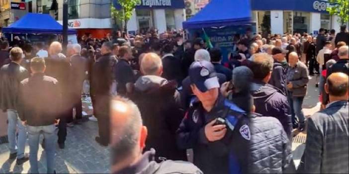 Polis Güçlükle Kontrol Altına Aldı: Trabzon'da HÜDA PAR Gerilimi