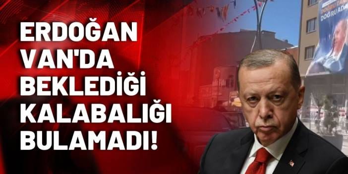 Erdoğan'ın sönük Van mitingi... Ruşen Takva izlenimlerini aktardı