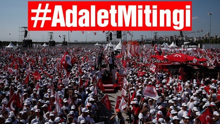 #AdaletMitingi hashtag’i Türkiye’de 1., Dünyada 2. sırada