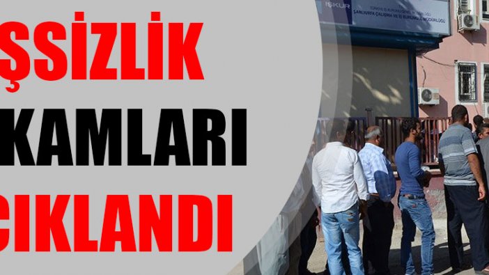 İşsizlik rakamları açıklandı