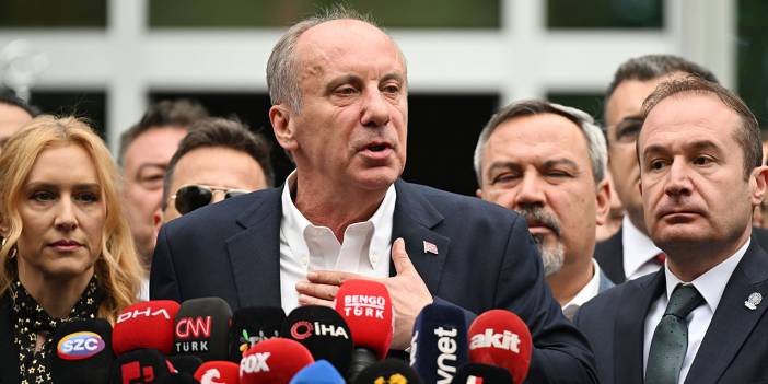 Muharrem İnce: Adaylıktan Çekiliyorum!