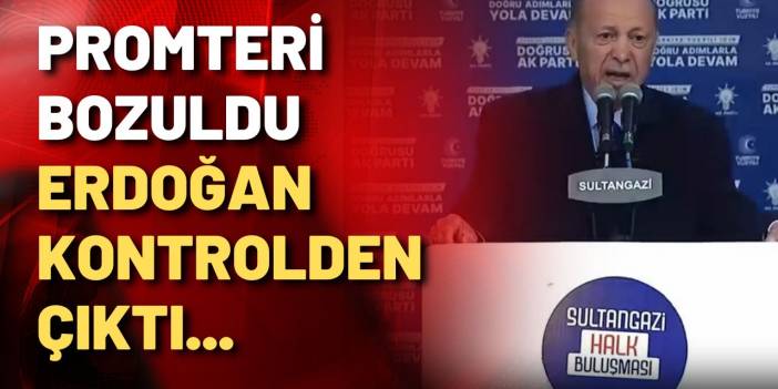 Erdoğan mitingde kontrolü kaybetti: Bana küfür ettirmeyin, manyak mı ya bunlar?