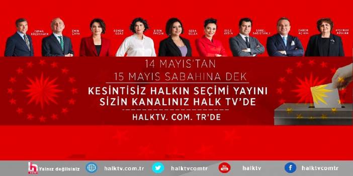 Seçim Halk TV'de İzlenir